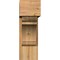 Ekena Millwork Olympic Block Rough Sawn Bracket w/ Offset Brace, Western Red Cedar, 8"W x 24"D x 24"H BKT0806X24X24OLY05RWR - alternate 3